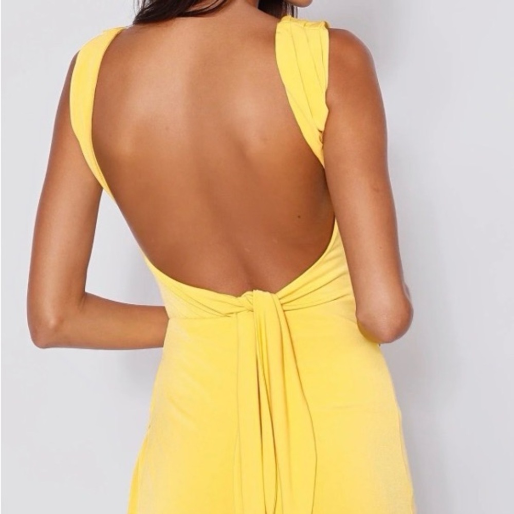 Tiger Mist Yellow Mini Dress - Picture 15 of 16